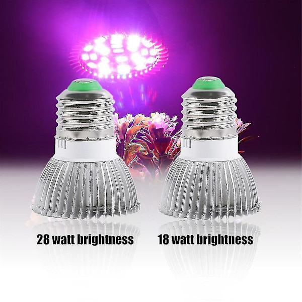 Full Spectrum E27 Led Grow Light Växande Lampa Glödlampa För Blomsterväxt