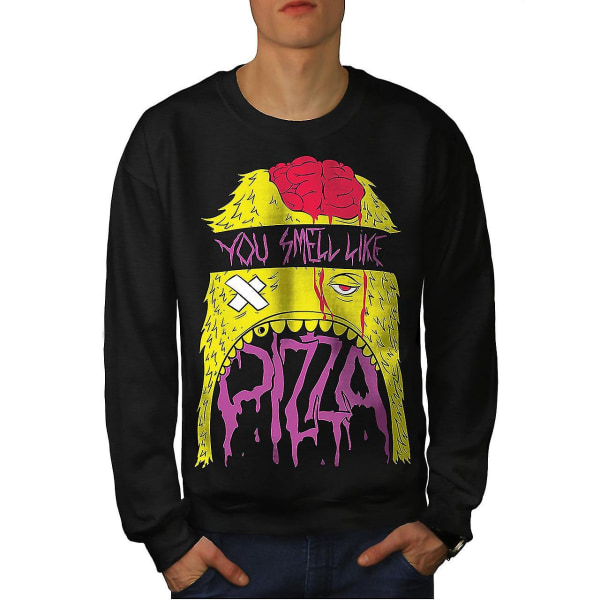 Smell Like Pizza Food Men Sweatshirt XL