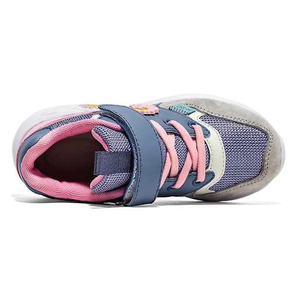 Barn Sneakers Pojkar Basketskor Halkfria tjejer Sportskor 3Ba05 Purple 34
