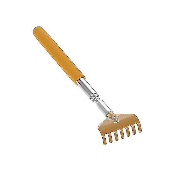 Teleskopisk ryggmassager Behändig metallrygg Yellow