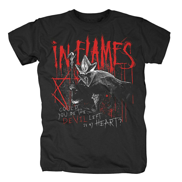 In Flames Devil vänster i mitt hjärta T-shirt XL