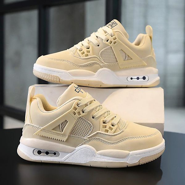 Barn Sneakers Andas Pojkar Flickor Skateboard Skor Löparskor Yj999 Beige 34