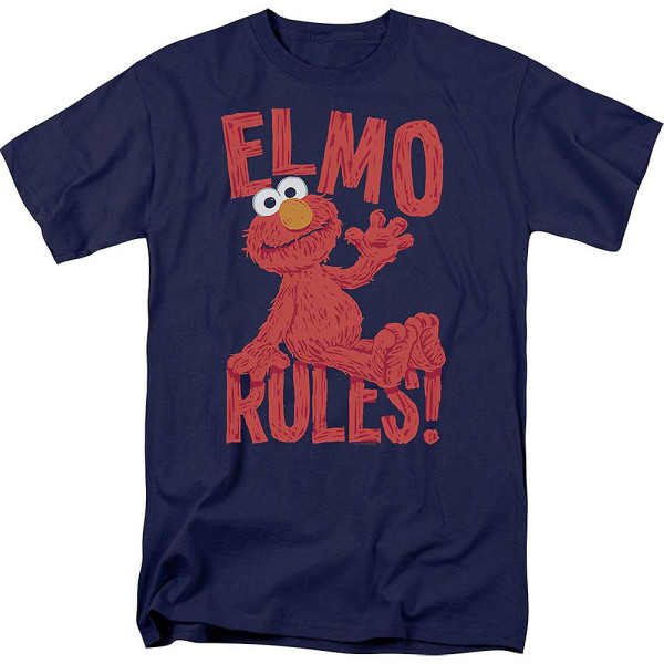 Elmo Rules Sesame Street T-shirt L