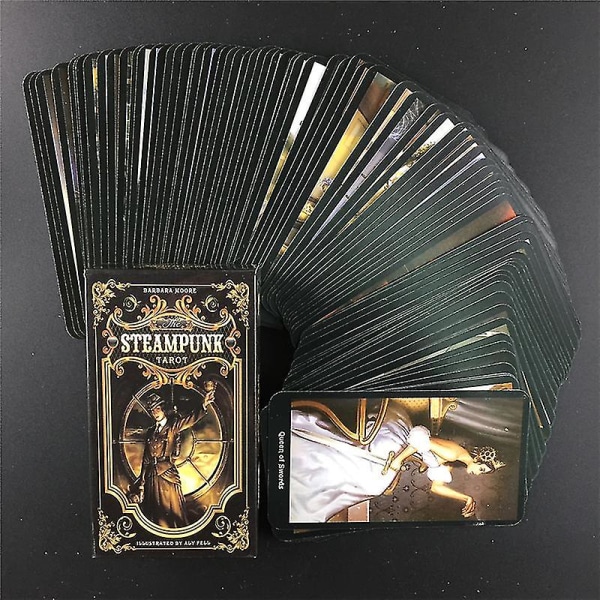 2020 Nytt The Steampunk Tarot Bordsdäck Brädspelskort för familjesammankomst Party Spela spel78st Tt32