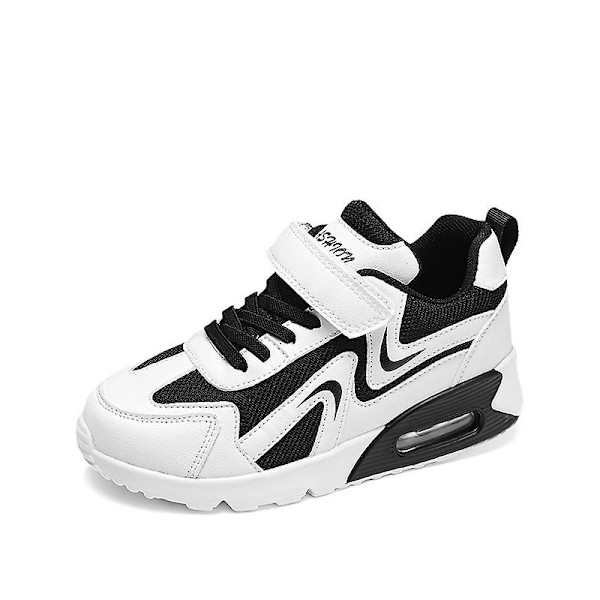 Pojkar Flickor Sneakers Andas löparskor Mode Sportskor 3Ab817 BlackWhite 29