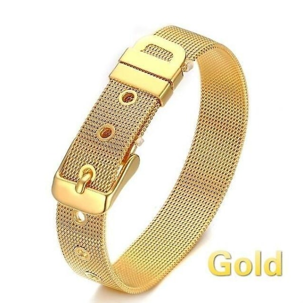 NYA Armband Silver Rose Gold Smycken Dam Rostfritt stål Mesh armband