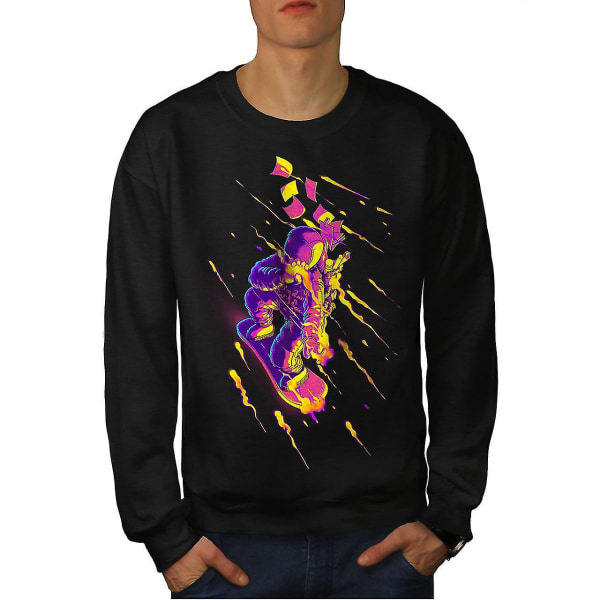 Fantasy Art Skate Men Blacksweatshirt S