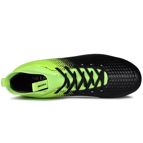 Fotbollsskor för män Halkfria fotbollsskor för herr, Gräs Fotbollssneakers 3Adr06 BlackGreen 37