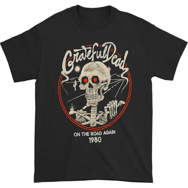Grateful Dead On The Road Again 1980 T-shirt XXXL