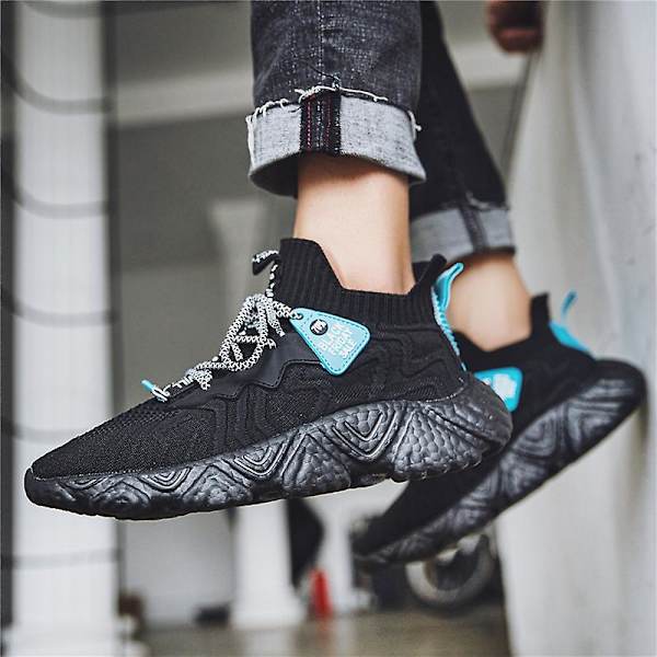 Herrsneakers Andas löparskor Mode Sportskor 3Ba13 Black 41