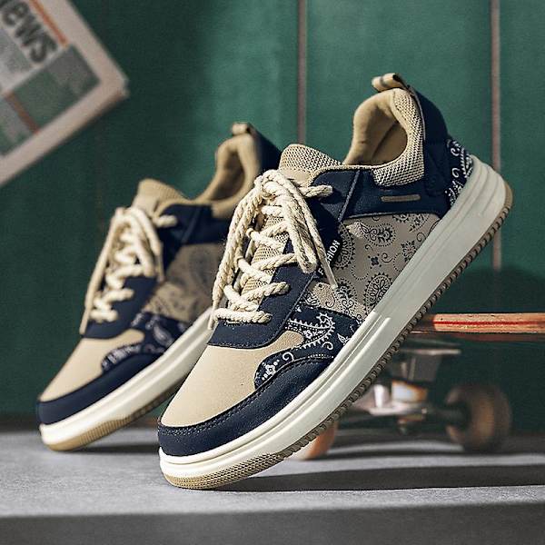 Herrsneakers Andas Dam Skateboarding Skor Löparskor A811 DarkBlue 41