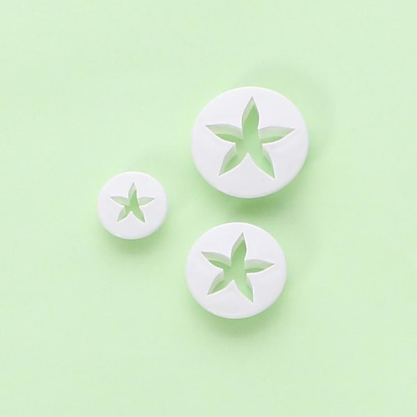 Pentagonal blomformad DIY Form Set