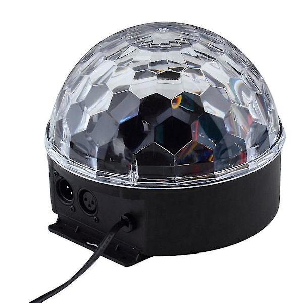 6 färger Led Crystal Magic Ball Effekt Ljus Disco Dj Scenfest