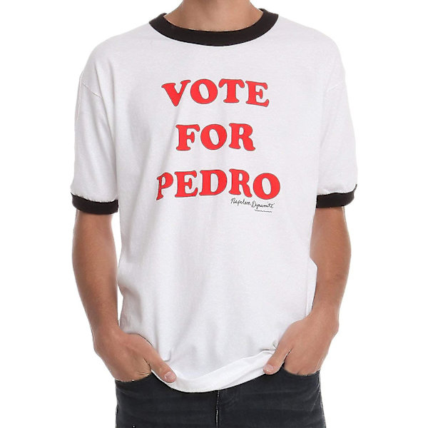 Napoleon Dynamite röstar på Pedro T-shirt M