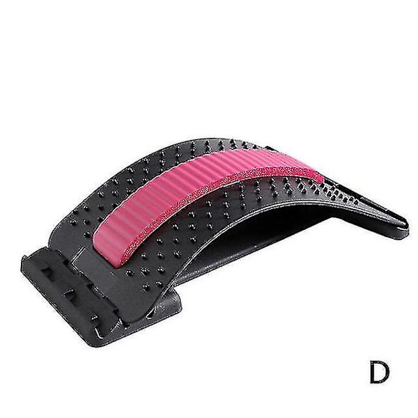 1 st Back Stretch Utrustning Massager Bår Fitness Svankstöd Avslappning Ryggsmärta Smärta Hälsovård D