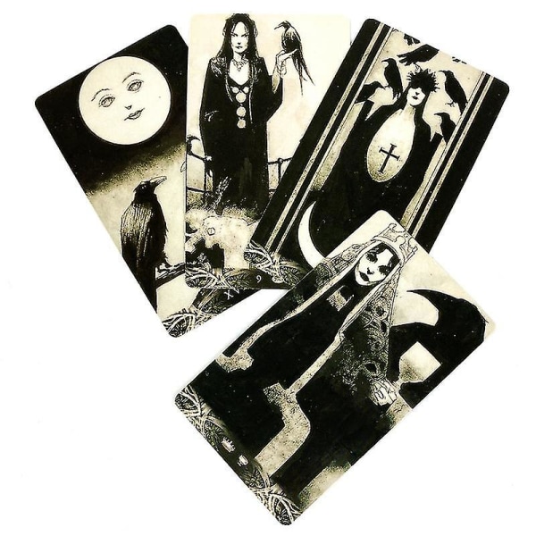 Murder Of Crows Tarot Card For Divination Engelsk version Tarot Deck Card Oracle Card Brädspel för vuxen med pdf-vägledning65st Ts32