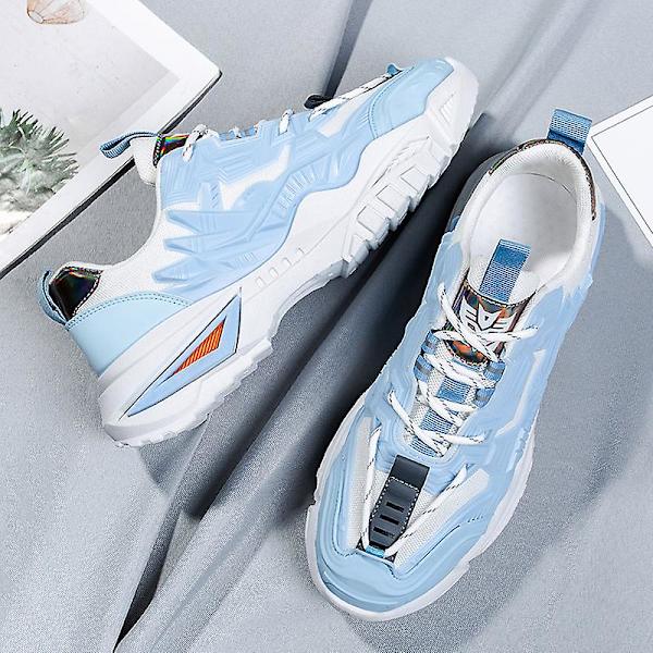 Basketskor för män Sneakers Sportskor som andas Y09 Blue 41