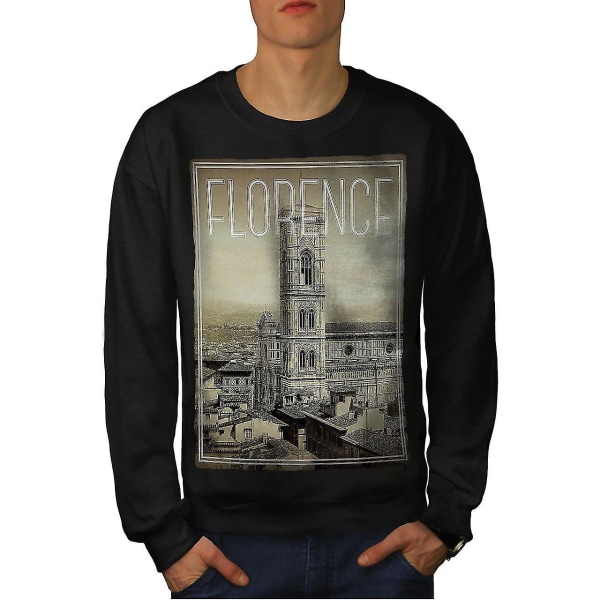 Florece foto vintage tröja för män XL