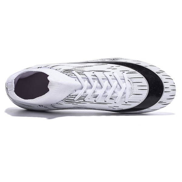 Fotbollsskor dam Spikes Fotbollsskor för ungdomar Stövlar Atletisk Sneaker 3C999G White 38