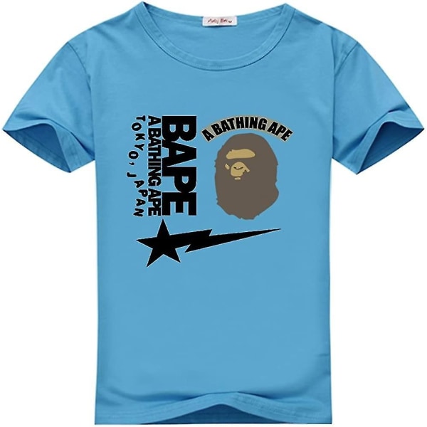 Nyhet Eworld Unisex Bape Brun T-shirt 3XL