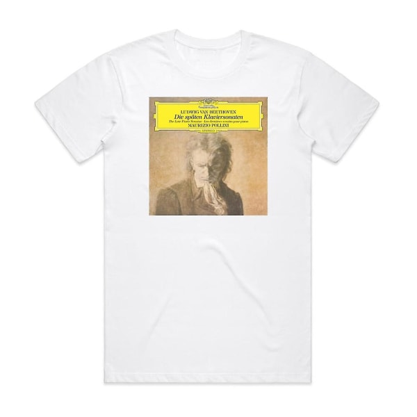 Maurizio Pollini The Late Piano Sonatas T-shirt Vit XL