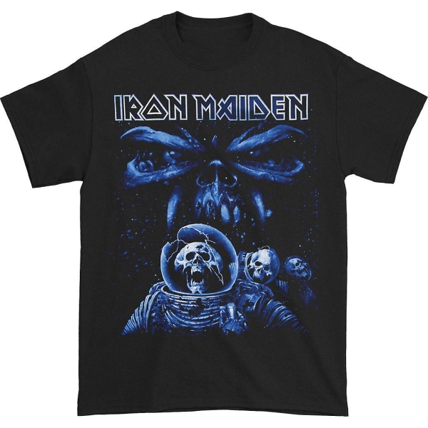 Iron Maiden Final Frontier Blue Album Spaceman T-shirt XL