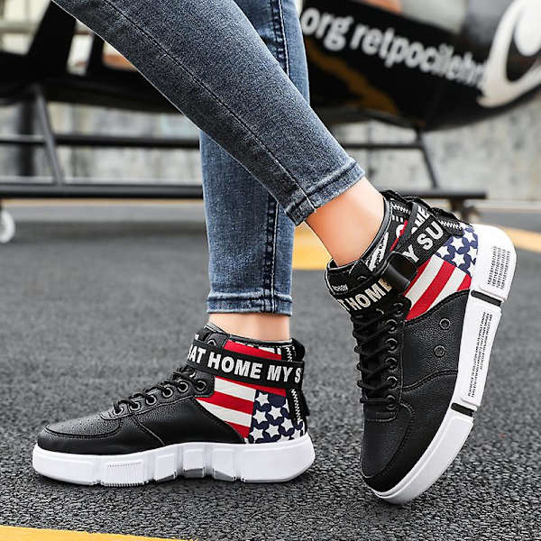 Herr Sneakers Andas Herr Skateboard Skor Löparskor 3A5818 Black 34
