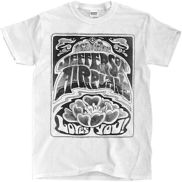 Jefferson Airplane Loves You Vit T-shirt L