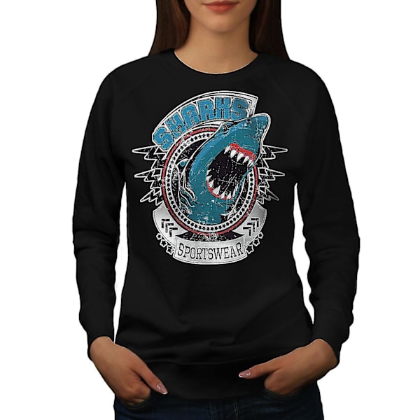 Sharks Gym Workout Women Sweatshirt 3XL