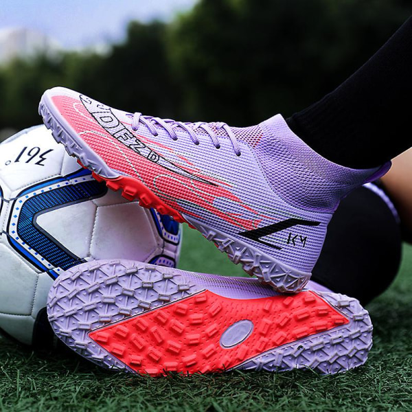 Fotbollsskor för män Halkfria fotbollsskor för herr, Gräs Fotbollssneakers 3A228 44