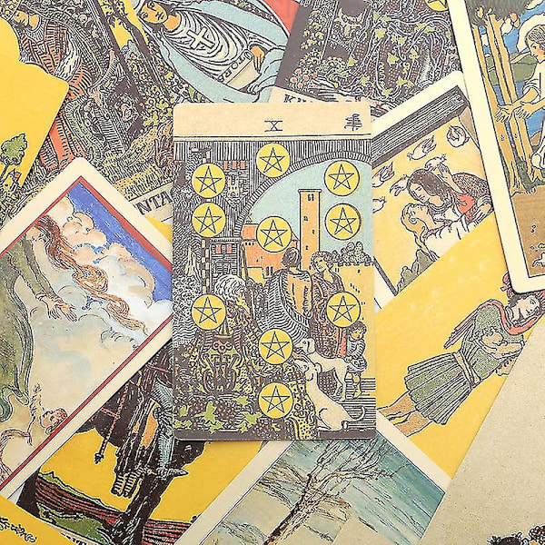 Tarotkort Oracle Card Brädspel 12*7 Smith-waite Tarot Borderless Waite