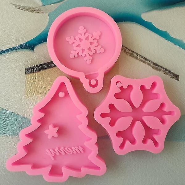 Christmas Tree Snowflake Silikon form