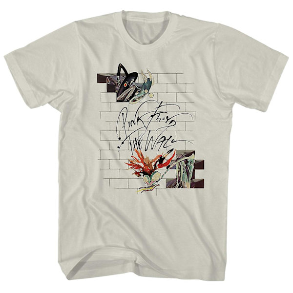 Pink Floyd T Shirt The Wall Blommig och livlig Pink Floyd Shirt S