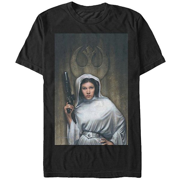 Princess Leia Painting Star Wars T-shirt XXL