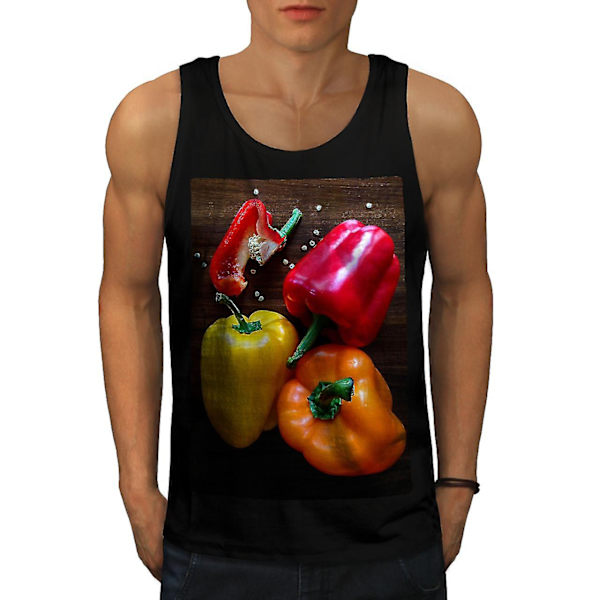Färgglad Sweet Pepper Men Linne M