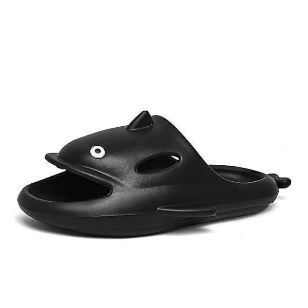 Män Kvinnor Strandtofflor Mode Sandaler Utomhus Halkfria inomhusskor 5001 Black 40-41