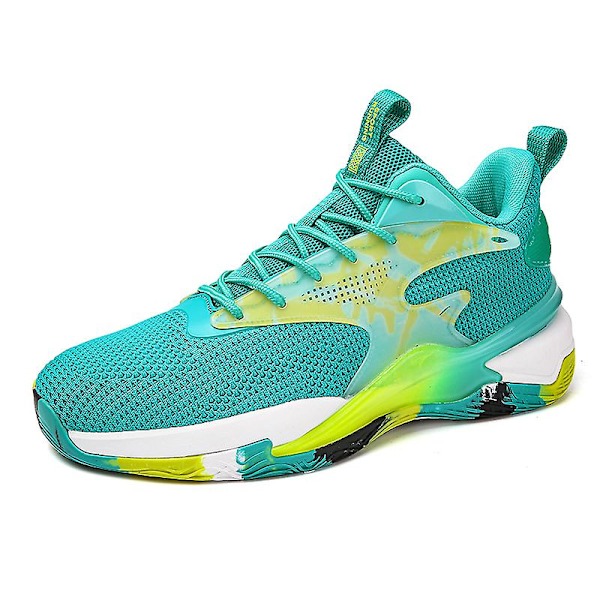 Basketskor för män Andas Sneakers Löparskor 3A28288B Cyan 41