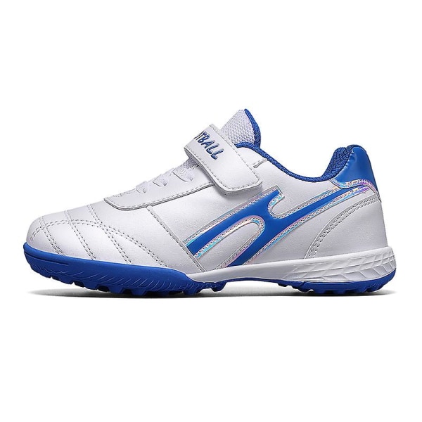 Fotbollsskor för pojkar Spikes Fotbollsskor för ungdomar Ankelstövlar Athletic Sneaker 3C898 White 39