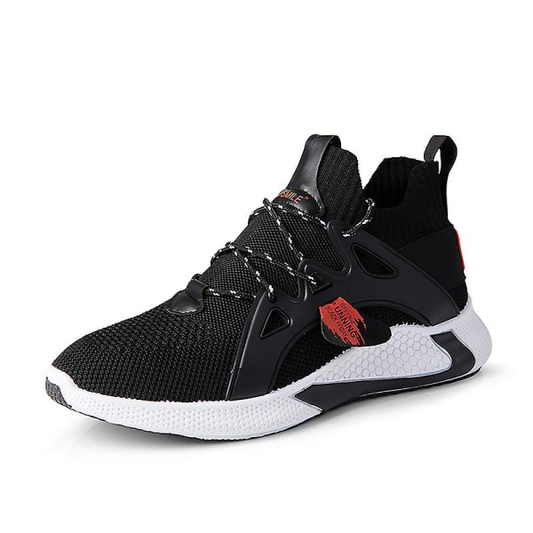 Herrskor Mode Sneaker Löparskor Halkfria sportskor Zm66 Black 40