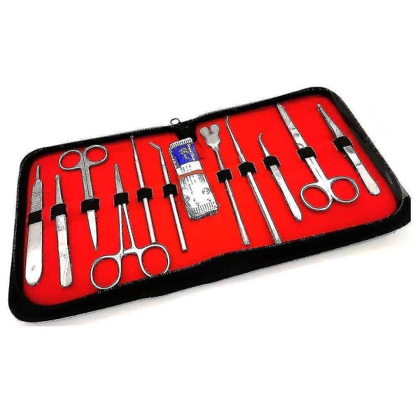 22 st/ set Advanced Dissection Kit Dissekering Anatomi Biologi Studenter Skalpellinstrument Lab Veter