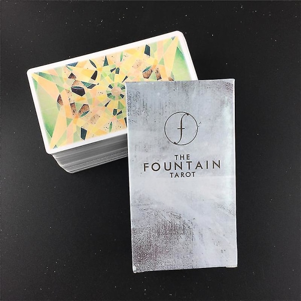 The Fountain Tarotkort Guidebok Däck Bordsspel För Familjefest Underhållning Spelkort50st Ts20