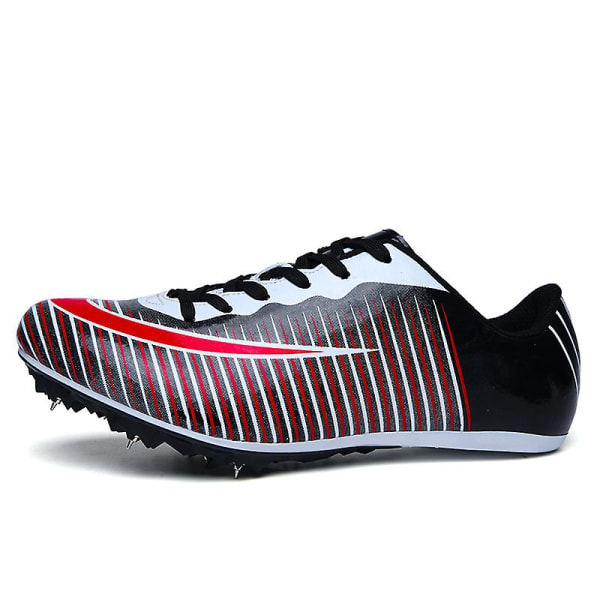 Friidrottsskor för män Spikes Track Race Hoppande Sneakers Professionell löpning Nail Spikes Skor 3Ctj001 Black 38