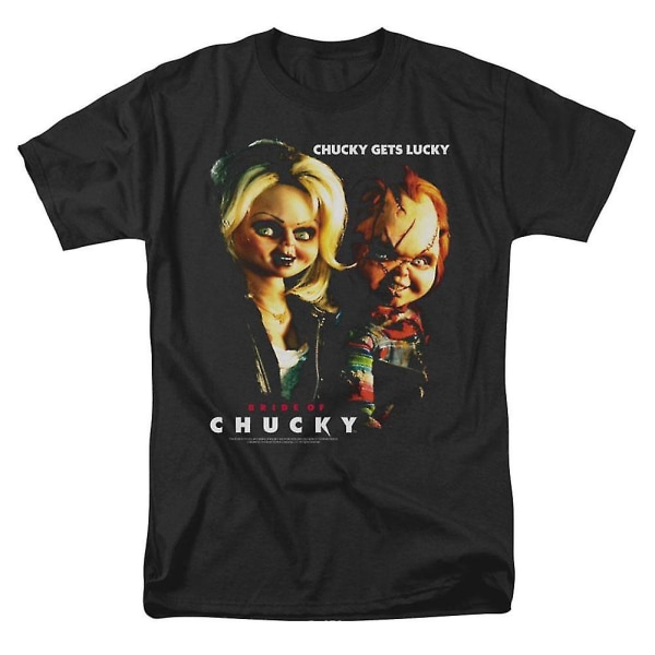 Barnlek Chucky får lyckliga t-shirtkläder XL