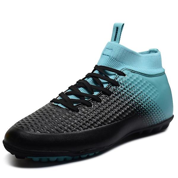 Fotbollsskor för män Halkfria fotbollsskor för herr, Gräs Fotbollssneakers 3Adr06 BlackBlue 36