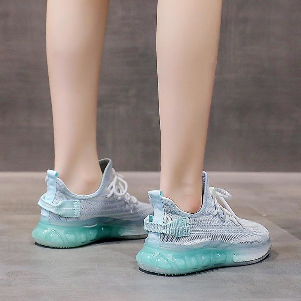 Dam Sneakers Andas löparskor Mode Dam Sportskor Bk23 Blue 38