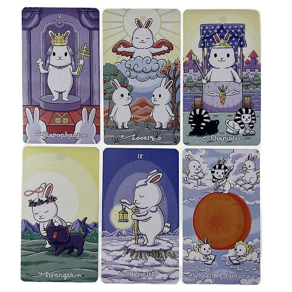 Chubby Bun Kanin Tarot Spådomskort