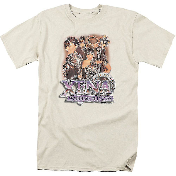 Collage Xena Warrior Princess T-shirt kläder M