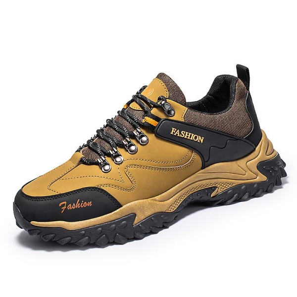 Vandringsskor för herr Andas Sneakers Halkfria utomhuspromenadskor Cd9901 Yellow 41