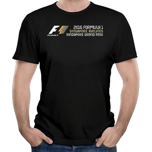 Man's Singapore F1 - 2016 Formel 1 Night Race T-shirt Bomull M