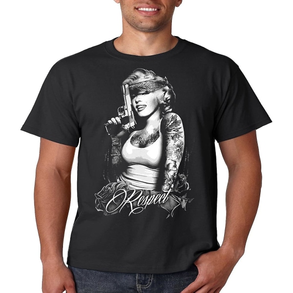 Marilyn Monroe T-shirt Respekt Herr T-shirt S-5xl 3X-Large